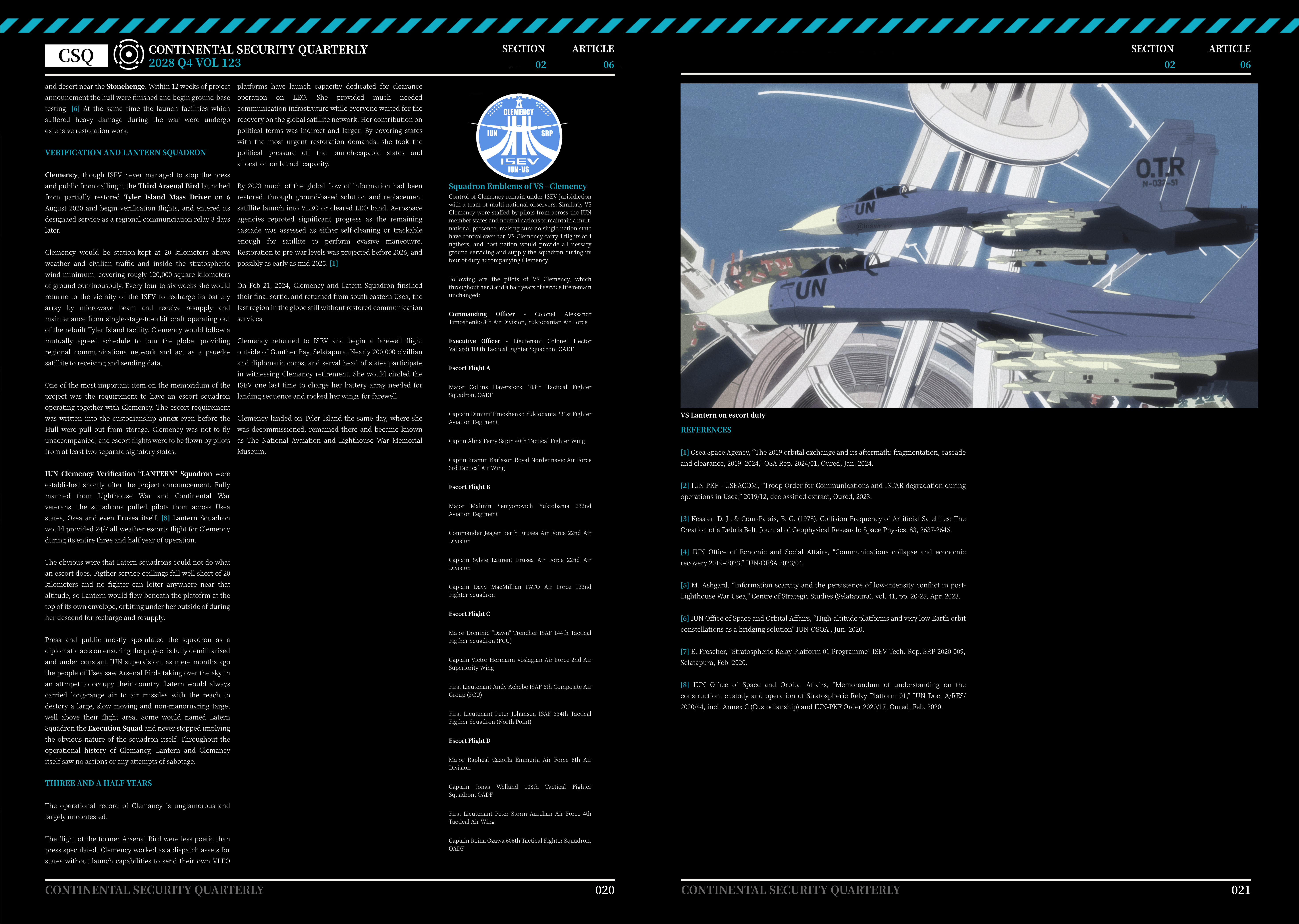 Sample spread 2 of the artbook preview.